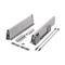 146763 - StrongBox H140/450 mm szürke gömbölyű magasító korláttal