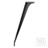 MILADESIGN ferde asztalláb ET N72026 fekete 720mm
