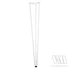 StrongLegs asztal láb TS003, 710mm, fehér fényes