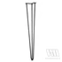 318052 - StrongLegs asztal láb TS003, 710mm, fekete matt