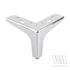 154307 - StrongLegs bútor láb FS003, 130mm, króm fényes