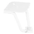 492892 - StrongLegs bútor láb FS005, 103mm, fehér matt