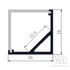 LP-profil Corner 16 alu anodizált 2000mm