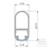 STRONG LED profil Rail 2m ezüst elox