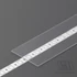 StrongLumio takaróprofil Flat LED profilhoz befűzős átlátszó 1m