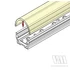 255931 - StrongLumio takaróprofil  Uni/Arc LED profilhoz félkör tejfehér 2m