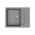 491395 - StrongSinks S3 Vardar 615x500 mm gránit mosogató szürke