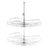 Riex GP13 forgótálca 270°-os, drótvázas fenék, W800, H600-750, króm