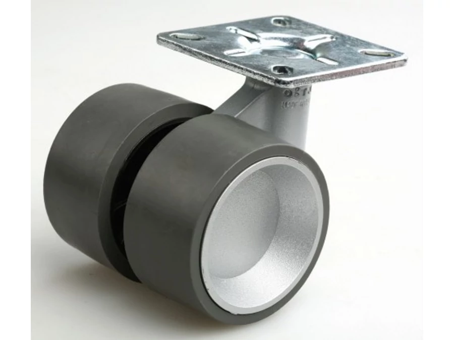 OGTM Kerék Formula 60 mm, alumínium, gumi futófelülettel szürke