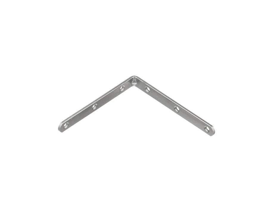 STRONG Sarokvas 120x120mm megerősített, cink fehér