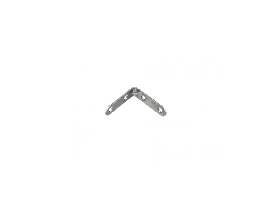 STRONG Sarokvas 50x50mm megerősített, cink fehér
