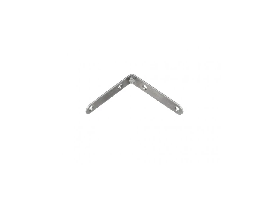 STRONG Sarokvas 80x80mm megerősített, cink fehér
