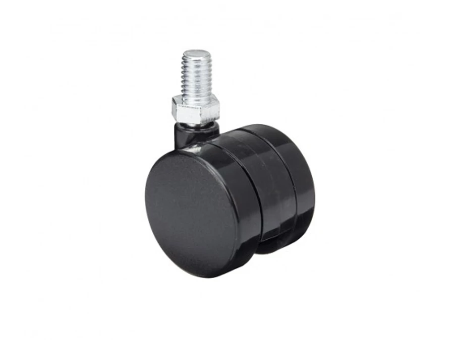 StrongCastors Kerék 40 mm csappal M10 fekete