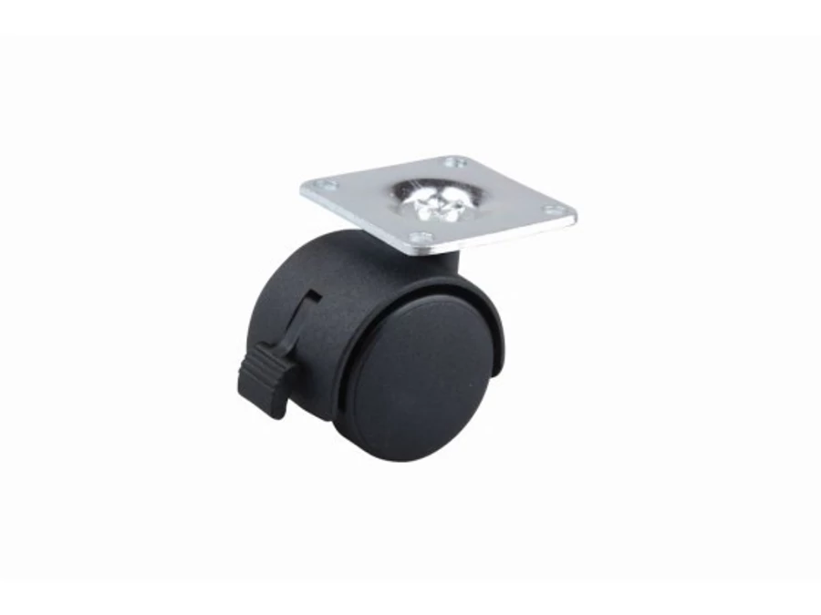 StrongCastors Kerék 40 mm lemez fék fekete