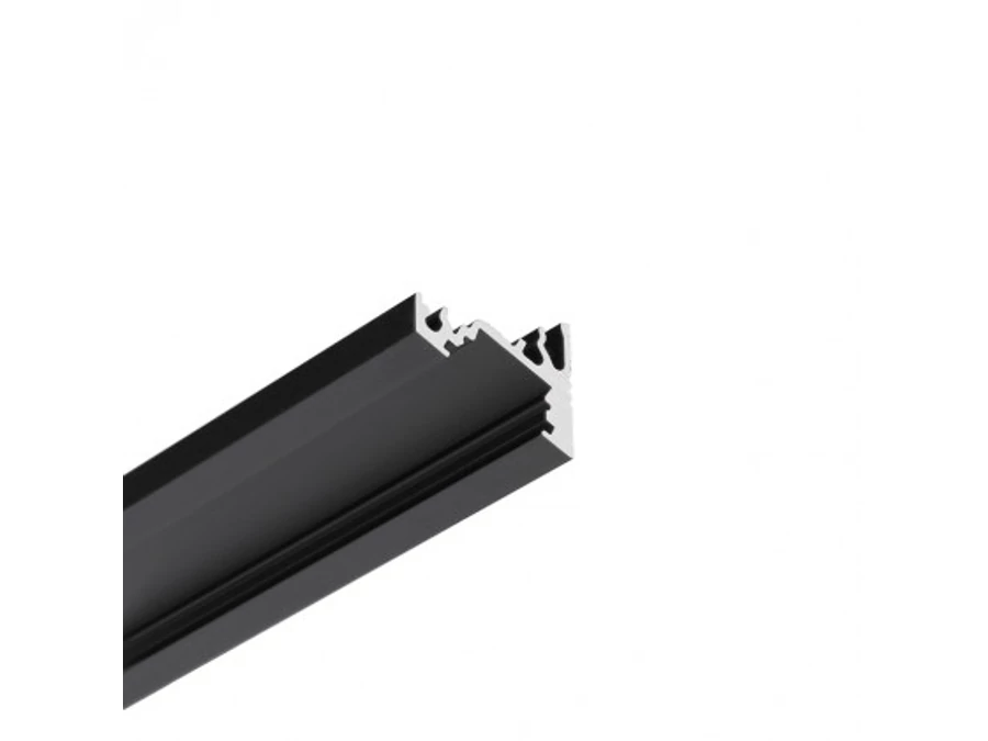 StrongLumio LED profil Corner 10 fekete alu 2000mm