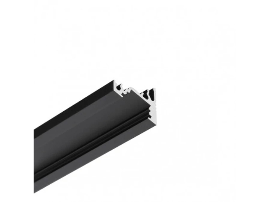 StrongLumio LED profil Corner 14 fekete eloxált alu 2000mm