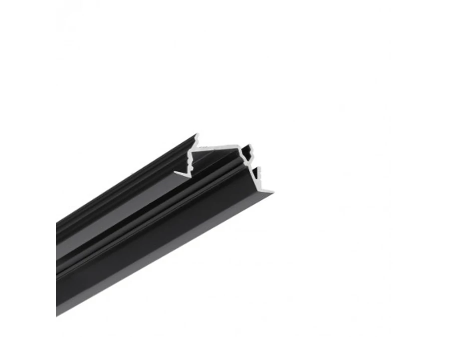 StrongLumio LED profil Diagonal 14, fekete, 2m