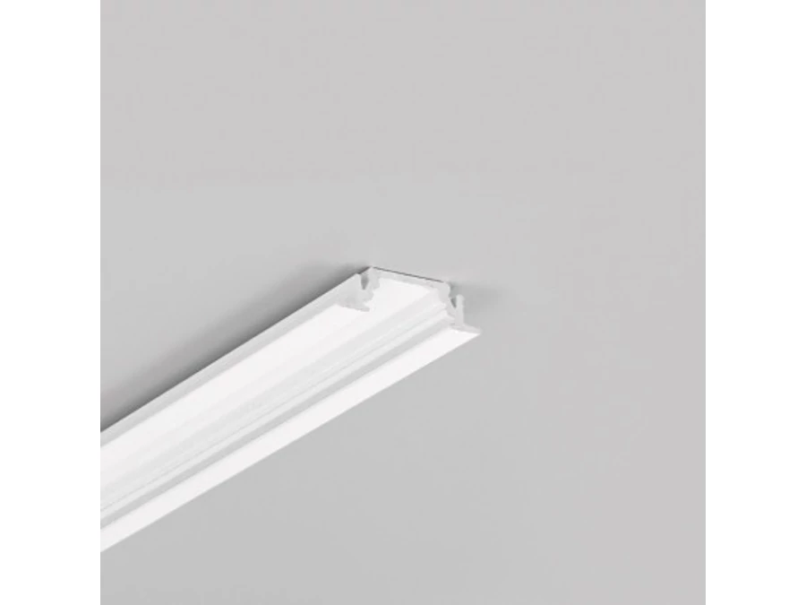 StrongLumio LED profil Groove 10 fehér alu 4050mm