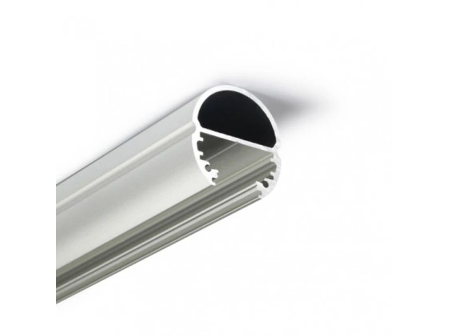 StrongLumio LED profil Oval, eloxált alumínium, 2m