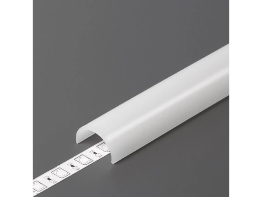StrongLumio takaróprofil  Uni/Arc LED profilhoz félkör tejfehér 2m