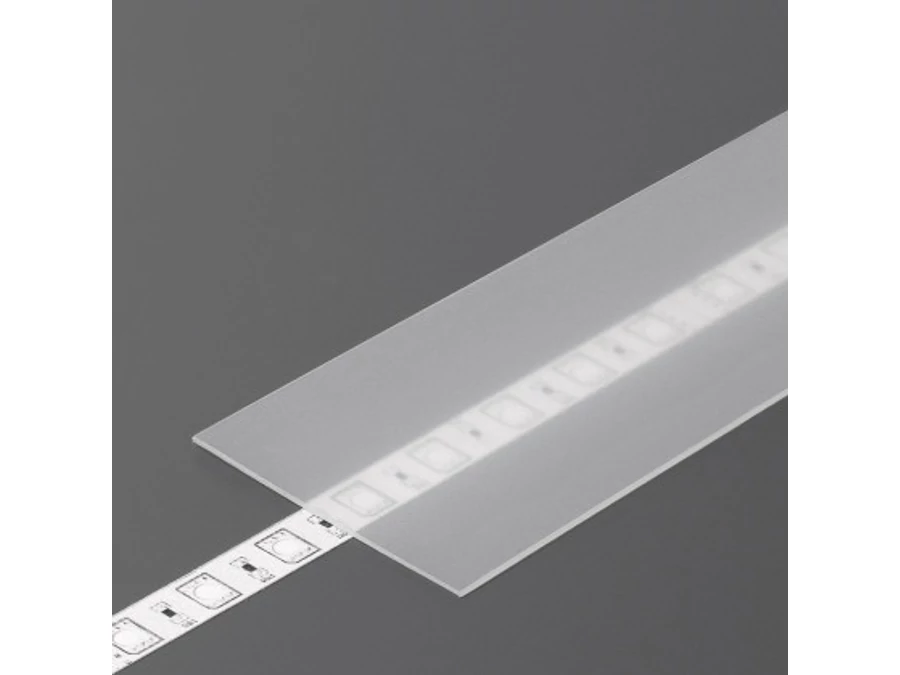 StrongLumio takaróprofil  Wide 24 LED profilhoz átlátszó 2m