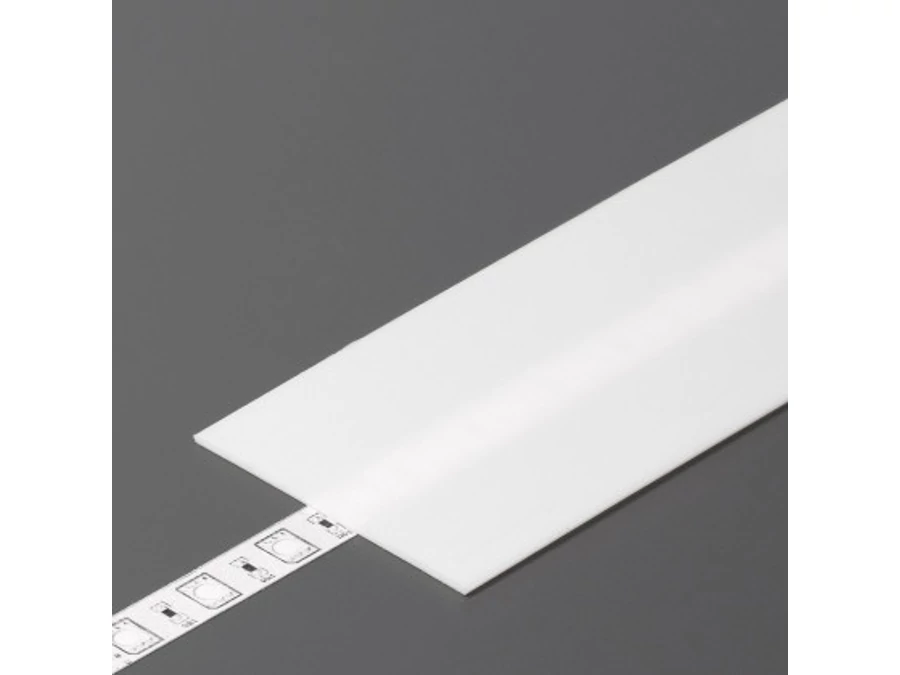 StrongLumio takaróprofil  Wide 24 LED profilhoz tejfehér 1m