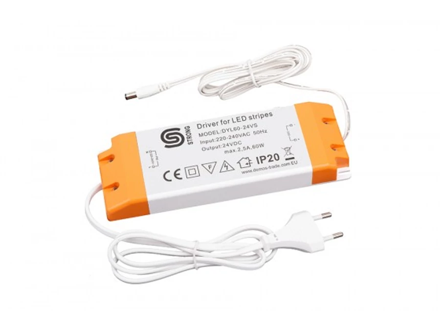 StrongLumio tápegység, 24V, 60W, lapos