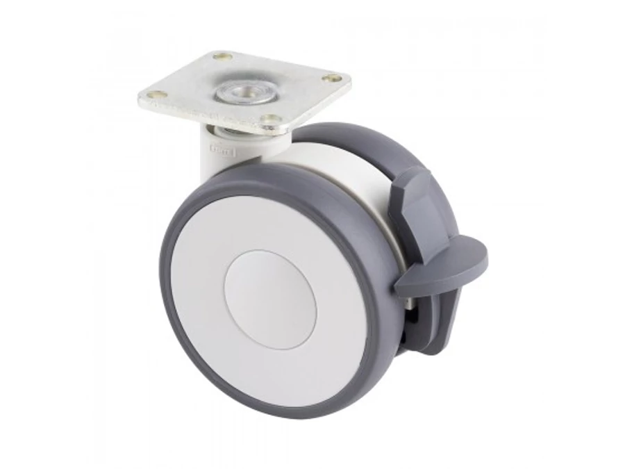 TENTE Kerék Linea 65 mm fékkel 70 kg, világosszürke