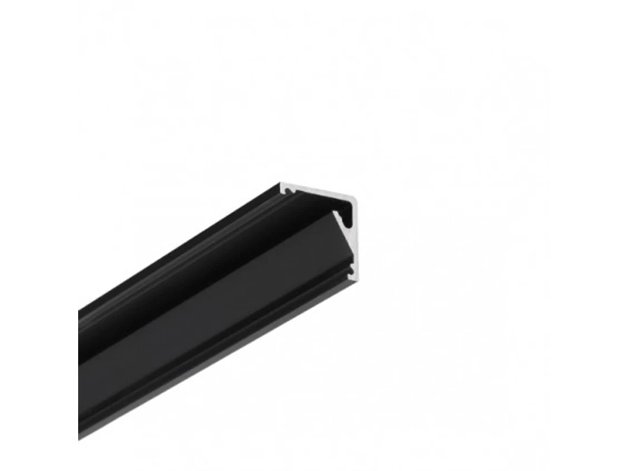 TM-profil LED Cabi12 E alu fekete 3000mm
