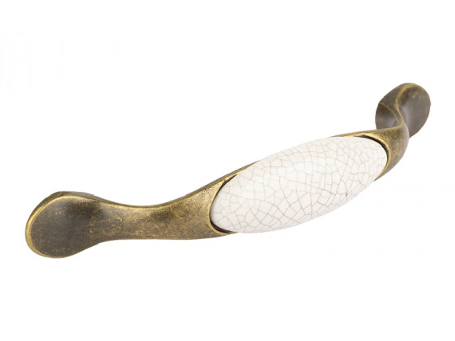 TULIP Fogantyú-Gipa 96 antik réz/repedezett porcelán + csavarok