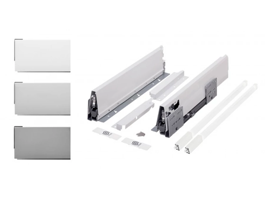 K-StrongBox H204/300mm egy szögletes magasító korláttal szürke