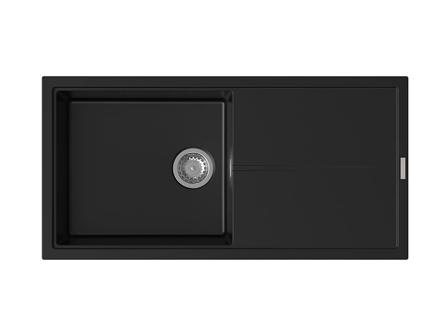 491380 - StrongSinks S3 Labe 1000x500 mm gránit mosogató fekete