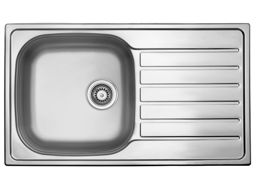 StrongSinks Mohan rozsdamentes acél mosogató, selyemfényű felülettel