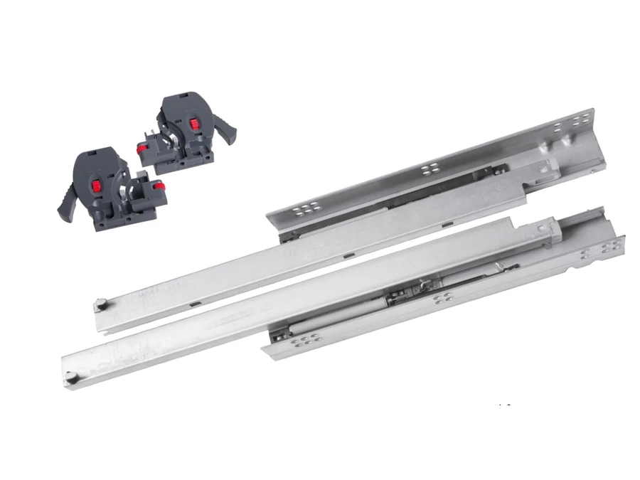 StrongRide 3D, teljes kihúzású sín, 400 mm csillapítással
