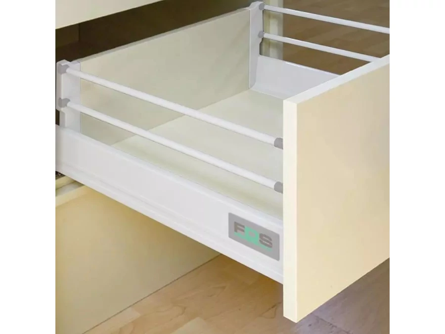 FDS DUPLAFALÚ FÉM FIÓKOLDAL FDS-DF D 300mm MAGASÍTOTT, 40kg FEHÉR