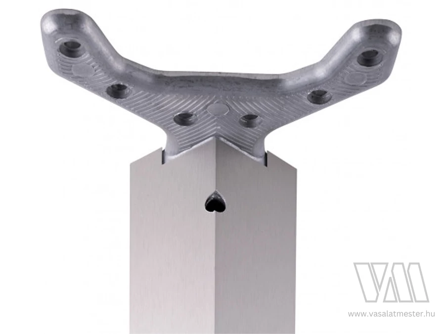 StrongLegs asztal láb TA001, 1100R/60x60mm, nemesacél imitáció