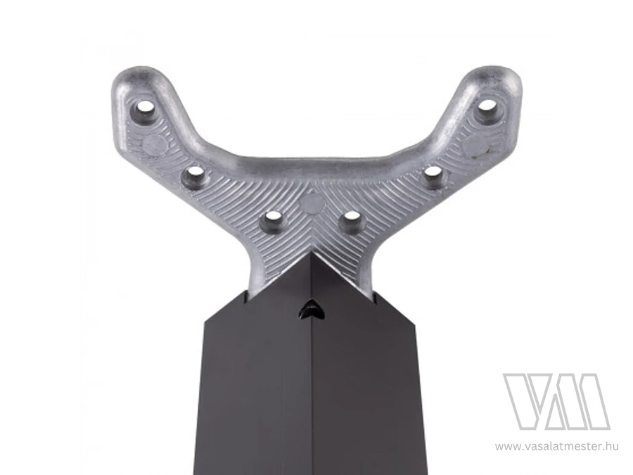 284585 - StrongLegs asztal láb TA001, 710R/60x60mm, fekete matt