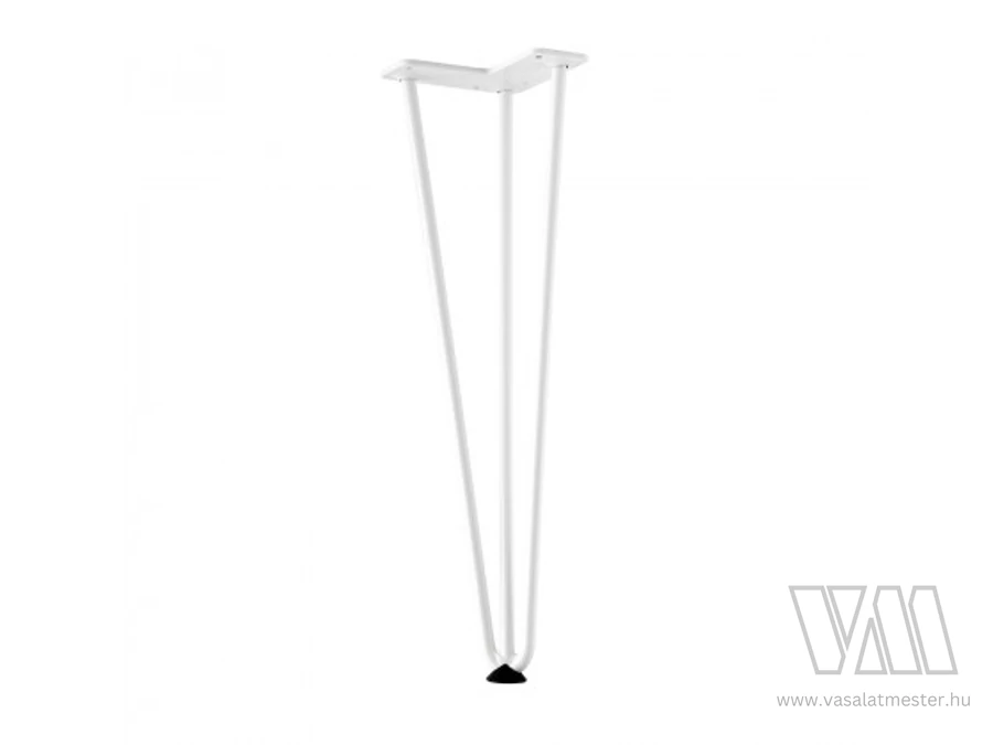 455853 - StrongLegs asztal láb TS003, 420mm, fehér fényes
