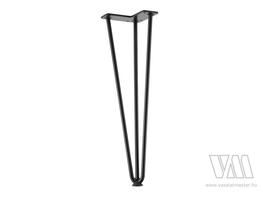 318051 - StrongLegs asztal láb TS003, 420mm, fekete matt