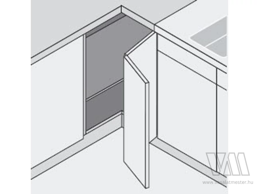 BL 79T8500 harmonika ajtó csavar 60°