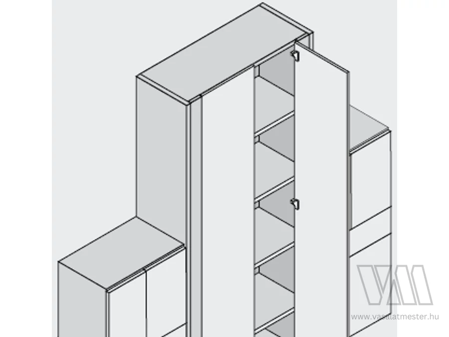 12222 - BL 99M9550 vaksarok közézár. Modul 95°