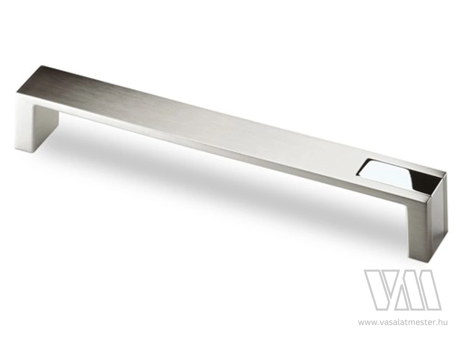 HETTICH 9105735 fogantyú Intra L204/192 nemesacél imitáció/fényes króm