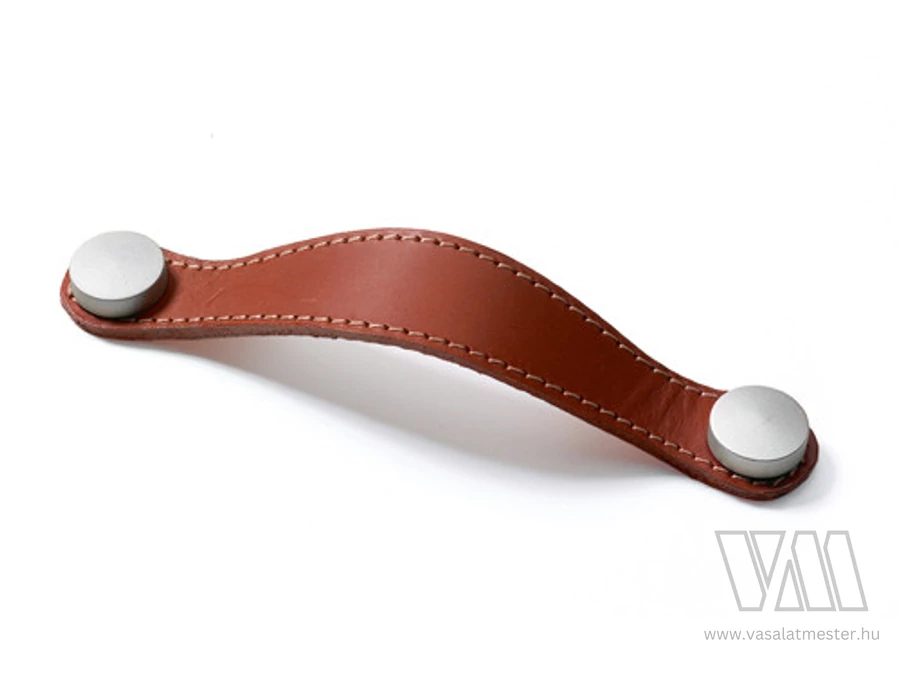 HETTICH 9113645 fogantyú Gela 150/128 mm világosbarna bőr