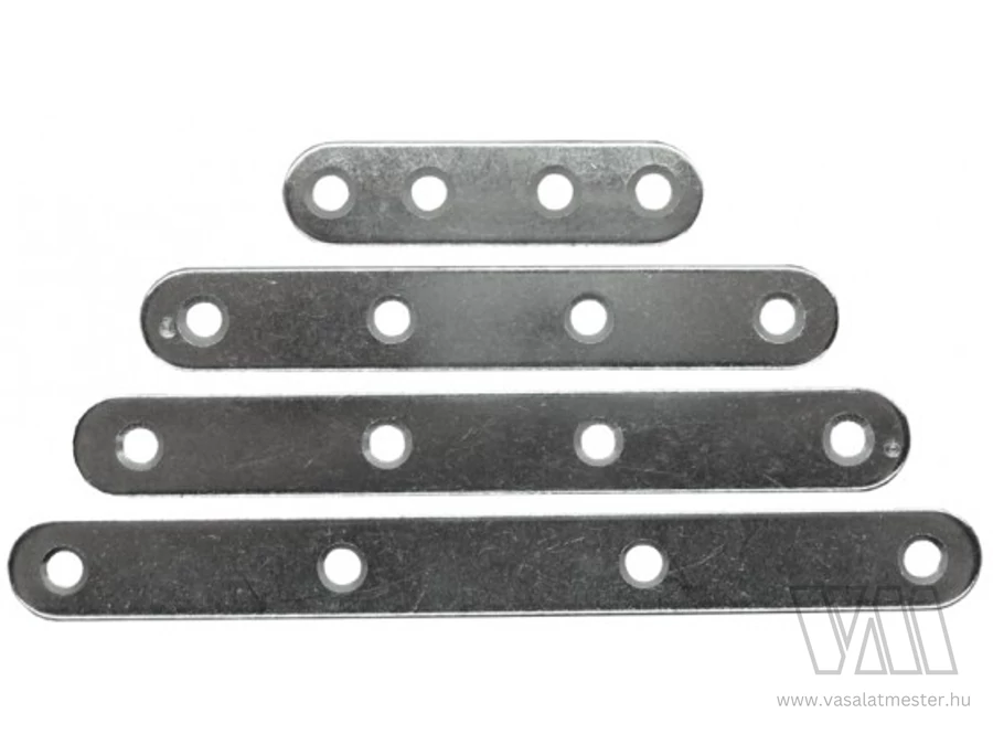 STRONG Csatlakozó lemez 100x15mm cink fehér