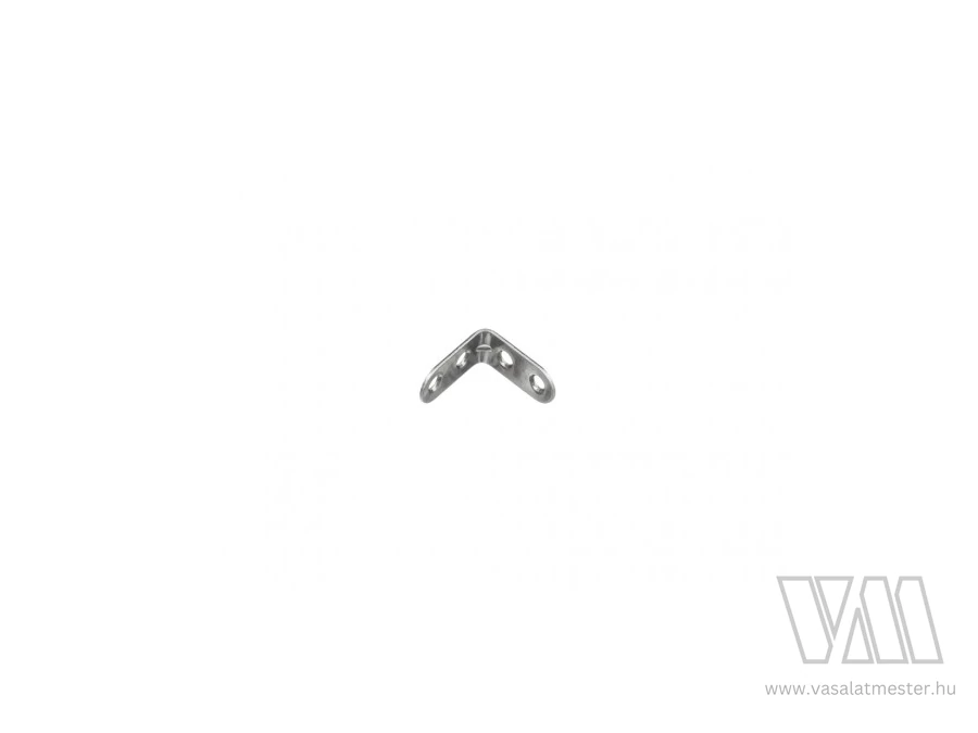 STRONG Sarokvas 40x40mm megerősített, cink fehér