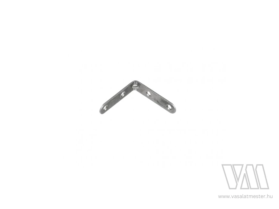 STRONG Sarokvas 60x60mm megerősített, cink fehér