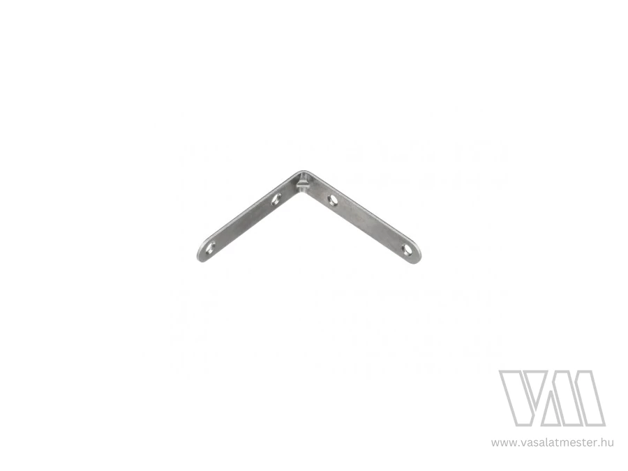 STRONG Sarokvas 80x80mm megerősített, cink fehér