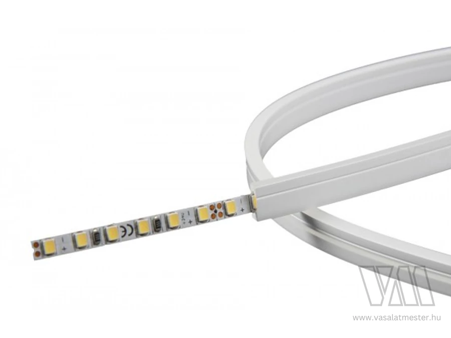 STRONG szilikon rugalmas profil 8x16mm LED szalagokhoz akár 10W/m 10mm-ig