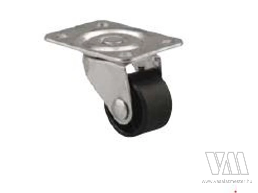 StrongCastors Kerék 25 mm forgó fekete