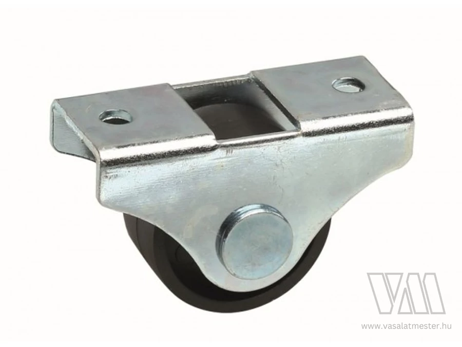 StrongCastors Kerék 25 mm rögzített fekete